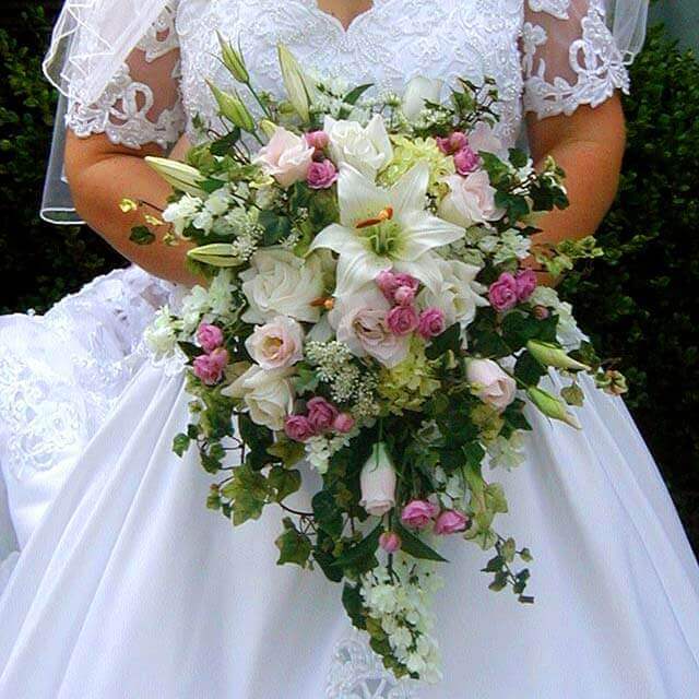 bride and bouquet